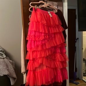 NWT Anthropologie tulle skirt